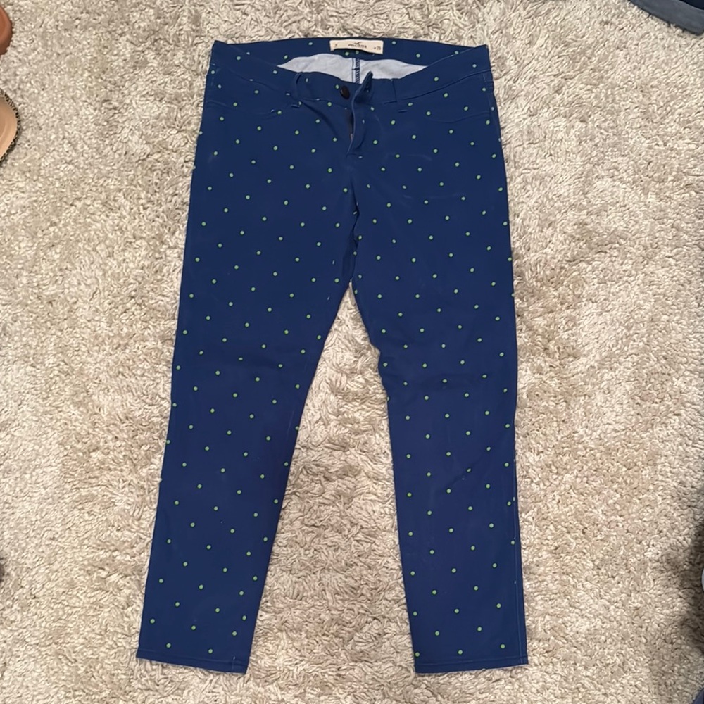 Blue Polka Dot Pants